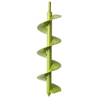 Power Planter DIY Guru Garden Drill Auger Bit (3"x12") - Designed for Planting, Digging Holes, Paint Mixing, Cement Mixing and Home Projects - Made of Steel with a 3/8" Non-Slip Hex Drive (Lime Green)