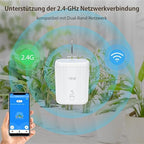 Haozee Automatic Irrigation System,Automatic Irrigation for Garden, Balcony Plants, Pot Plants Outdoor,Drip Irrigation Set for Up to 10 Pot Plants