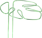 M METERXITY 1-Pack Monstera Plant Support, 11x5.9 Inch Reusable Sturdy Alloy Plant Support Stakes Unique Design for Potted Plants Flowers/Vegetables/Indoor Outdoor Climbing Plants [Green]