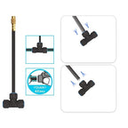 New drip Irrigation kit, Automatic Garden Watering System, Quick Connector and 360-degree Bending Dropper atomizing Copper Nozzle, Garden Plant Lawn Courtyard Watering System. (65FT)