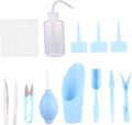 YARNOW 12Pcs Mini Gardening Tool for Succulent Plants Durable Blue Gardening Accessories for Home and Store Use Flower Growing Supplies for Enthusiasts