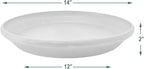 PSW Pot Collection AP35TC 14-inch Plastic/Stone/Wood Composite Plant Saucer Drip Tray – No Drainage Hole (Drillable), Indoor/Outer Water Tray, Terra Cotta Color