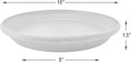 PSW Pot Collection AP25TC 10-inch Plastic/Stone/Wood Composite Plant Saucer Drip Tray – No Drainage Hole (Drillable), Indoor/Outer Water Tray, Terra Cotta Color