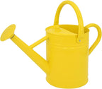 Metal Watering Can for Outdoor Plants, Galvanized Steel Watering Can with Removable spout, 1 Gallon,Perfect Home & Garden Décor Yellow