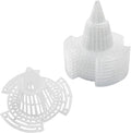 10 Pcs Cone Flower Pot Mesh Pad, Pot Bottom Grid Mat Drainage Screens Drainage Netting(74mm*10)