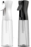 ELEMSY Spray Bottle For Hair (2 Pack 10 OZ) Continuous Mister Empty Spray Bottles, Ultra Fine Mist Water Sprayer for Hairstyling, Cleaning, Plants, Pets, Barbers, Salons, Essential Oil Scents