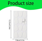 120 PCS Leaf-Shape Acrylic Adhesive Pads for Plant Wall Clips – Extra-Strong Double-Sided Stickers for Indoor & Outdoor Vine Clips, Plant Climbing Wall Fixers, Wall Vines Traction Adhesive
