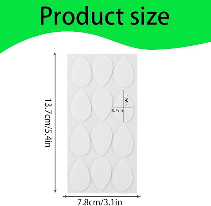 120 PCS Leaf-Shape Acrylic Adhesive Pads for Plant Wall Clips – Extra-Strong Double-Sided Stickers for Indoor & Outdoor Vine Clips, Plant Climbing Wall Fixers, Wall Vines Traction Adhesive