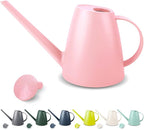 Watering Can for Indoor Plants, Small Watering Cans for House Plant Garden Flower, Long Spout Water Can for Outdoor Watering Plants 1. 8L 1/2 Gallon (Pink)