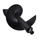12-in Earth Auger Drill Bit, Garden Plant Flower Auger Rapid Planter Compatible Gas Powered Post Fence Hole Digger with 3/4 Shaft