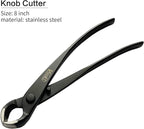 VOUIU 5-Piece Bonsai Tool Set,Knob Cutter,Concave Cutter,Wire Cutter,Jin Pliers,Bonsai Scissors