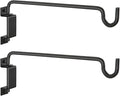AILIN YELOKIE 16" 360° Swivel Plant Hange - Heavy Duty Solid Steel Wall Hook, 12-Directional Adjustable for Bird Feeders, Outdoor/Indoor Plants, Garden & Patio, Rust-Resistant Black