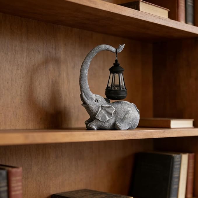Elephant Statue for Garden Decor with Gift Appeal - Ideal Gifts for Women, Mom or Birthdays, Beautifully Crafted Outdoor & Home Decor to Wow Your Guests