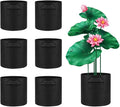 6 Pcs Lily Plant Pots for Pond, 2 Gallons Aquatic Pond Planter, Breathe Reusable Grow Bags with Handles for Aquatic Plants, Water Lily, Lotus, Potato,Onion,Flowers