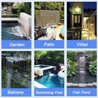 Waterfall Spillway for Indoor/Outdoor Decorative,Stainless Steel Fountain Spillway Kit Modern Embedded Design for Pools & Garden Ponds One Piece Runoff Outlet Enhance Landscape Aesthetics &