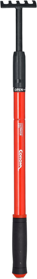 Corona GT 3070 Extendable Handle Cultivator, Yellow, 18"-32"