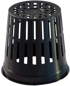 xGarden - Lightweight Economy Net Pots - Thin Lip & Slotted Sides - for Hydroponics & Aquaponics - UV Resistant & BPA Free Plastic - Indoor or Outdoor Growing - Black 2" Round Mesh Pot Cups - 50 Pack