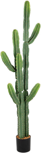 Nafresh UV-Resistant Artificial Fake Cactus Plants 6ft – Large Faux Cowboy Cactus for Indoor & Outdoor Home, Office, or Garden Decor