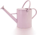 1 Gallon Watering Can, Matte Pink (Almost Manve), Metal Watering Can with Removable Spout, Galvanized Water can with Floral Design, Perfect Plant Water Can for Outddor and Indoor Use