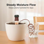 TUKIU 2 Pack Plant Self Watering Stakes, Automatic Watering Terracotta Spikes for Vacation Plant Self Watering Kit for Outdoor & Indoor Use