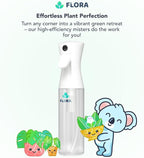 Flora Premium Plant Mister Spray Bottle for Gentle & Fine Mist for Precision Hydration, Dispersed Humidity & Moisture, Comes w App for Smart Plant Care, Plant ID and Diagnosis Tool (1 pack)