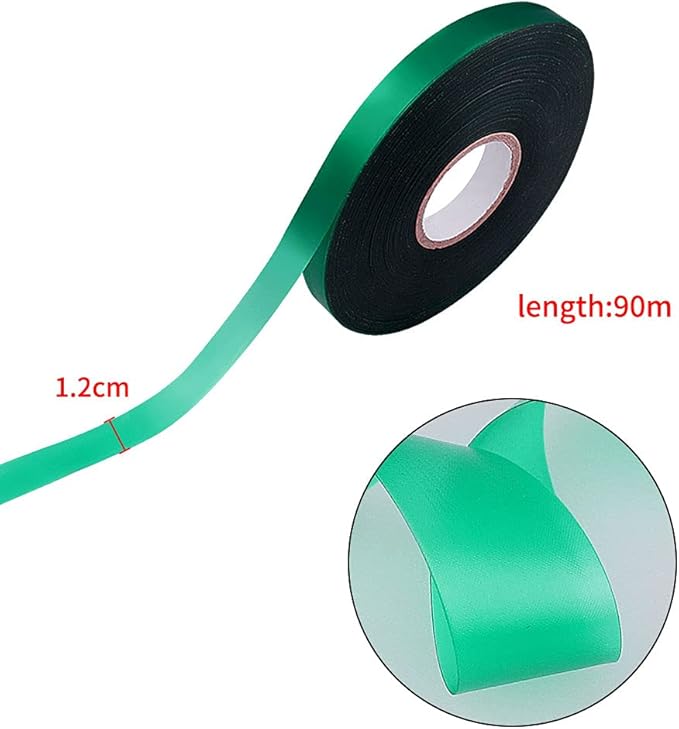 Prudiut 300Ft Plant Tape 1/2" Stretch Garden Tape Sturdy Plant Ribbon Nursery Tree Tape Support for Indoor Outdoor Patio Plant, Tree, Vegetables, Branches