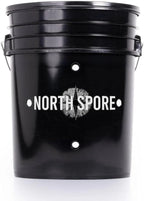 North Spore 'MushBucket' Blue Oyster Mushroom Bucket Grow Kit | Grow Mushrooms | Organic Mushroom Grow Kit