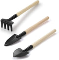 3PCS Mini Garden Tools Sets Durable Gardening Hand Tool Ergonomic & Rust Resistant for Women Kid Men Gardener