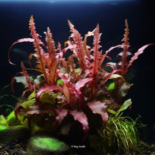 1/3/5 Potted Wendtii Red Crypt (Cryptocoryne Wendtii 'Red') by Shore Aquatic - Perfect for Adding Vibrant Highlights to Aquariums (3 Pack)