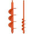 2Pcs Garden Auger Drill bit for Planting Bulb 1.6"x16", 3.5"x16" inch Heavy Duty Drill Augers for Digging Holes & Bulb Vegetable Flower Planting - Fit 3/8" Hex Cordless & Corded Drills