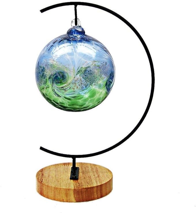 YY YEARCHY Awesomes Terrarium Ornament Display Stand Metal Stand Air Plant Stand Flower Pot Stand Holder Iron Pothook Stand for Hanging Glass Terrarium Globe Ball (2, Black)