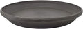 PSW Pot Collection AP30DC 12-inch Plastic/Stone/Wood Composite Plant Saucer Drip Tray – No Drainage Hole (Drillable), Indoor/Outer Water Tray, Dark Charcoal