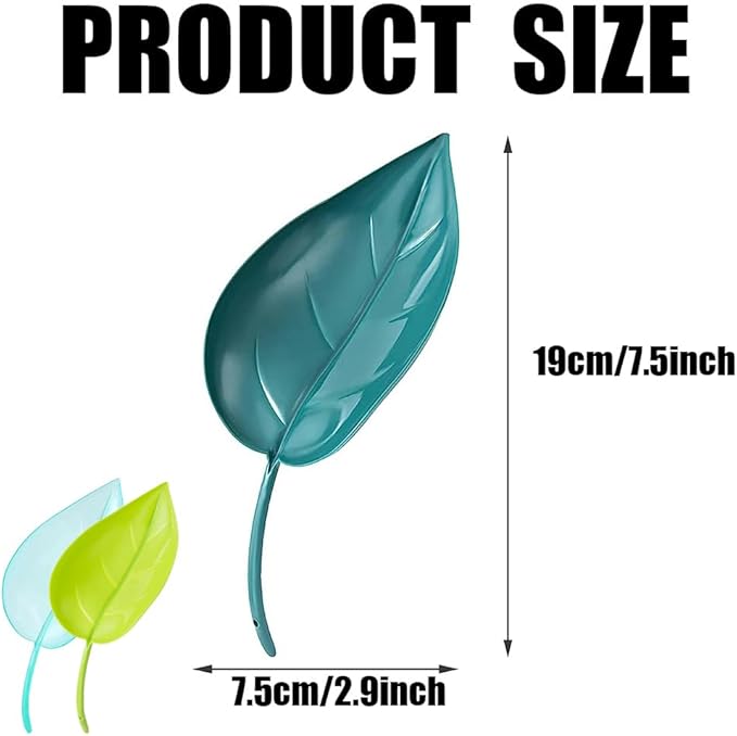 12 PCS Plant Pot Watering Funnel, 3 Color Leaf Plant Watering Devices, Creative Leaf Watering Device for Indoor and Outdoor Plants (12)