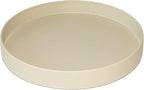 1 Pack 12 inch Plant Saucer Drip Tray, Heavy Sturdy Plastic Planter Flower Pot Drainage Tray Plate Saucers for Indoor Outdoor Garden, Plant Water Drip Trays for pots Base (12", Beige)