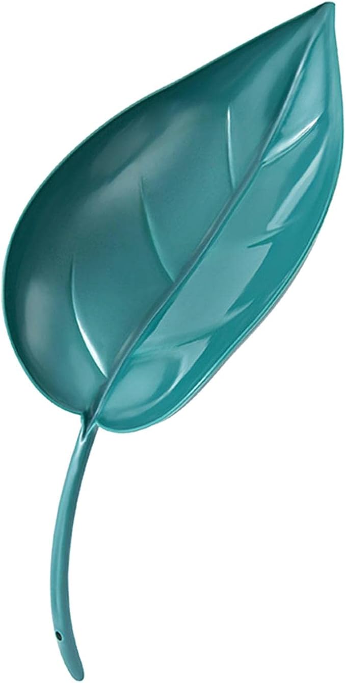 Fenteer 10 Pieces Pot Watering Set Leaf Shaped for Indoor Bonsai Watering Devices, Dark Blue