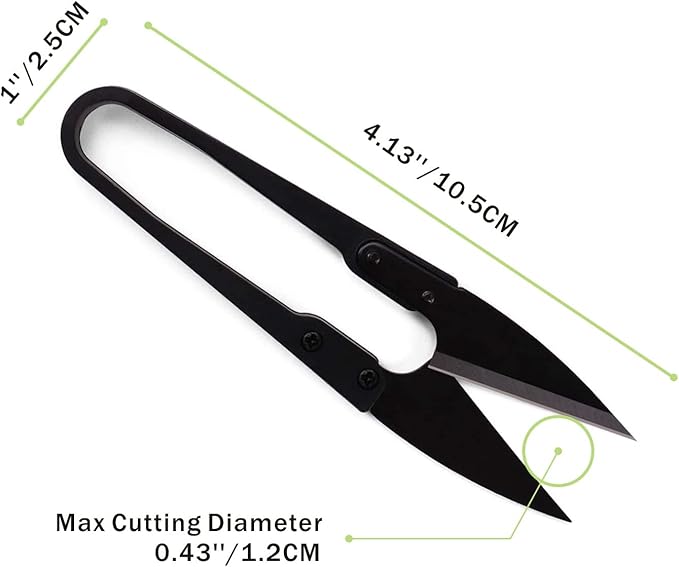 JINJIAN Bonsai Pruning Scissors 12PCS - Small Pruning Shears Bud Leaves Trimmer Garden Shears for Plants, Gardening Clippers for Flower Bonsai Trimming Pruners