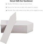 YaeCCC 1000 Pcs 4 Inches Plant Labels Plastic Plant Tags Nursery Garden Labels Pot Marker Garden Stake Tags for Fruit Trees, Flowers, Shrubs, etc