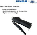 Dramm Touch-N-Flow Rain Wand – 30” Long, Blue – Full Watering Flow with Trigger-Style Shut-Off Valve & Lock – High-Flow, Gentle Spray for Gardens, Hanging Baskets & Flowerbeds