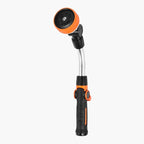 VEVOR Irrigation Stick, 15-Inch Robust Yard Hose Stick with 8 Spraying Modes & 180° Pivoting Head, Extended Hose Spray Apparatus with Thumb Operated On/Off