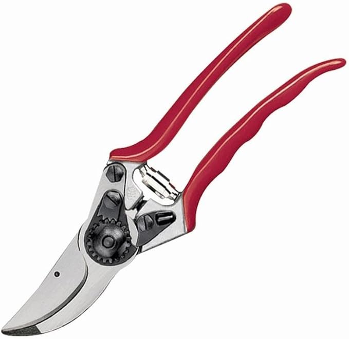 Felco Pruning Shears (F 11) - High Performance Swiss Made One-Hand Garden Pruner with Steel Blade