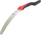 FELCO 604 Folding Pruning Saw –Curved Pull-Stroke Saw for Tree Trimming & Elevated Cut | Tree Branch Cutter | Folding Handsaw with Chrome-Plated 10" Blade, Non-Slip Handle, Blade Lock, Swiss Precision