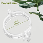Thickened Plant Fixing Clip 100Pcs, 2025 Summer New Tomato Grape Vine Vegetables Plant Fixing Clips, Upgrade Plant Support Clips Reusable Garden Clips Secured Plastic Plant Clip (300, Black)