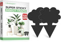 58 Pack Flying Insect Traps for Plants – Black Sticky Traps for Fungus Gnats, Flies & Flying Bugs, Indoor Outdoor Flying Bug Catcher for Pots, Garden & Kitchen, Non-Toxic, Odorless, Kid & Pet Safe