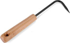Bonsai Root Hook, Gardening Manganese Steel Root Rake with Ergonomic Wooden Handle, Bonsai Tools for Potted Plants Gardening Work Weeding Tool