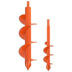 2Pcs Auger Drill Bit for Planting Digging Holes 1.6"x9", 3"x12" Garden Drill Augers for Hole Digger & Bulb Vegetable Flower Planting - Fit 3/8" Hex Cordless & Corded Drills