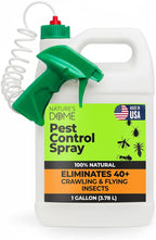Nature’s Dome Pest Control Spray 1 Gallon | Natural Ant Killer & Bug Spray for Indoor & Outdoor Use | Eco-Friendly Bug Spray for Flea, Ticks, Ant & Mosquitos | Safe for Pets and Kids