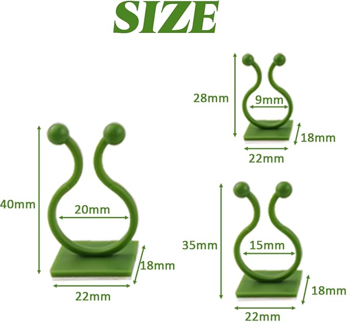 GXXMEI 120PCS Plant Climbing Wall Fixture Invisible Clips & Holder for Pothos
