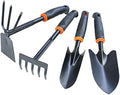 4PCS Mini Garden Tools Sets Durable Gardening Hand Tool Ergonomic & Rust Resistant for Women Kid Men Gardener