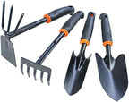 4PCS Mini Garden Tools Sets Durable Gardening Hand Tool Ergonomic & Rust Resistant for Women Kid Men Gardener