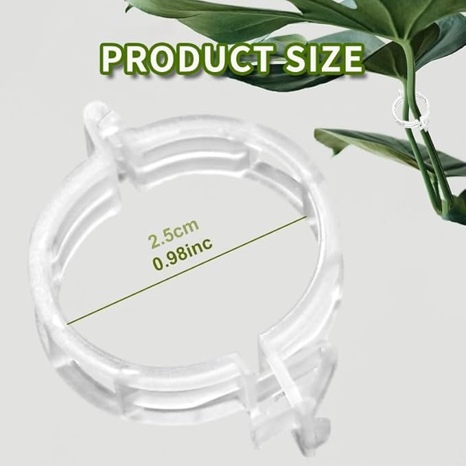 200Pcs Secured Plastic Plant Clips, New Combinable Plant Support Clips, Plant Clips for Climbing Plants, Tomato Grape Vine Vegetables Fixing Clips, Plant Clips for Trellis & Peony Cages